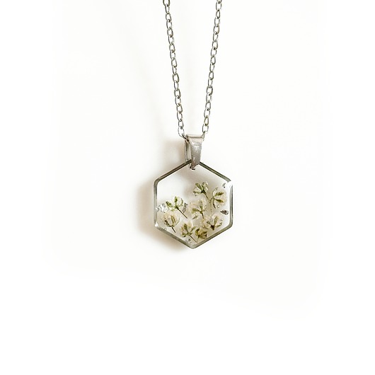 naszyjniki - inne Naszyjnik z gipsówką