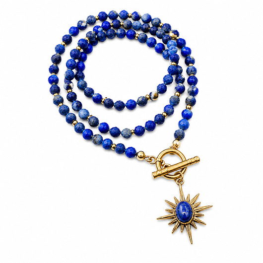 wisiory Naszyjnik Lapis lazuli