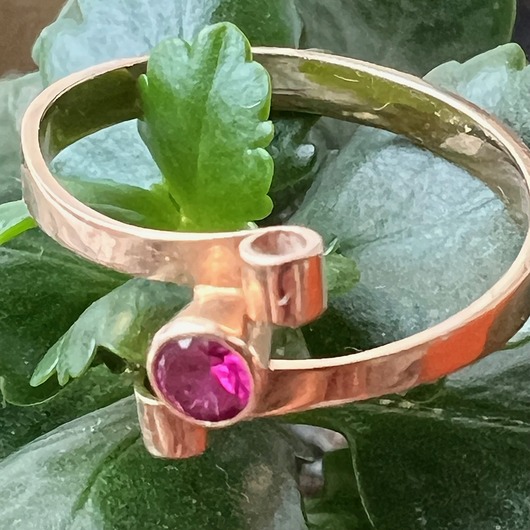 pierścionki zaręczynowe Złoty pierścionek VINTAGE