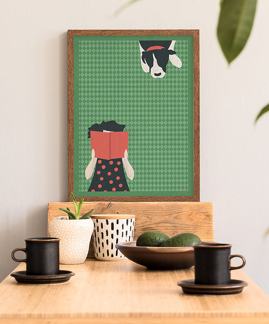 plakaty Plakat Piknik z książką