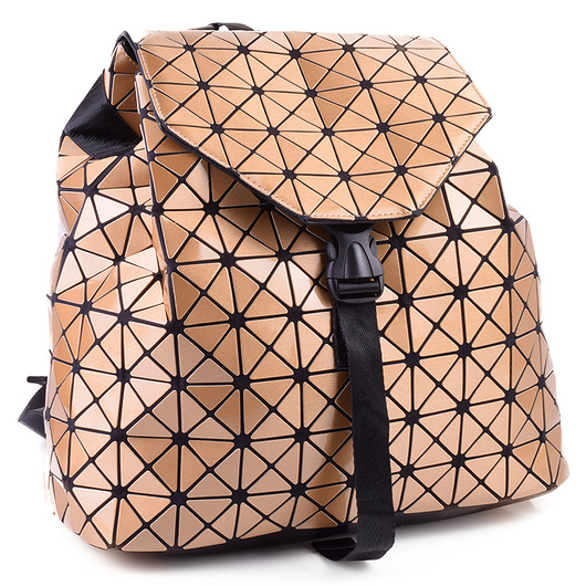 Stylowy plecak eko skóra Bao geometryczny połysk estilo