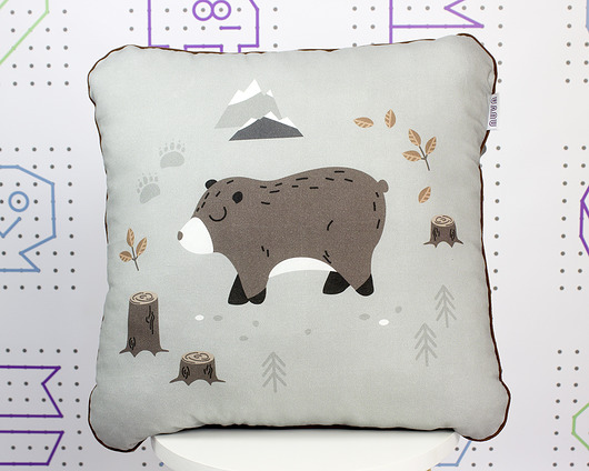 Poduszka Wild One Niedźwiadek 46x46 Nuva