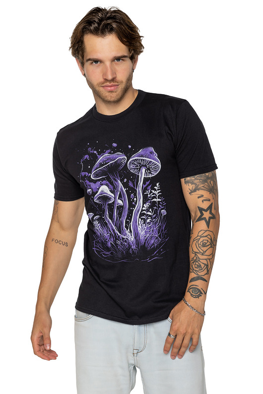 t-shirty męskie T-shirt męski UNDERWORLD Mushrooms