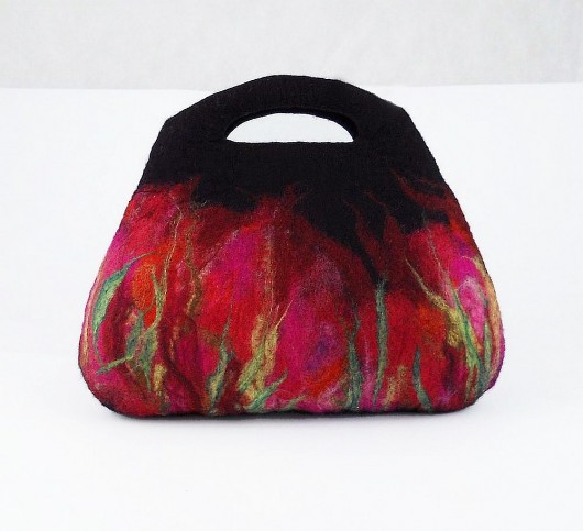 Jedwabnofilcowa Torebka: Living Bag filcant