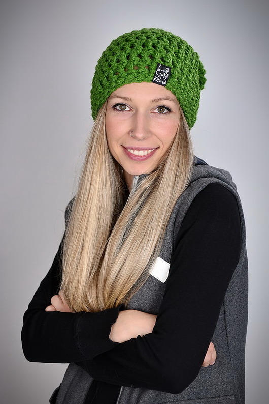 Czapka Vegan 09 - ZIELONA LaCzapaKabra
