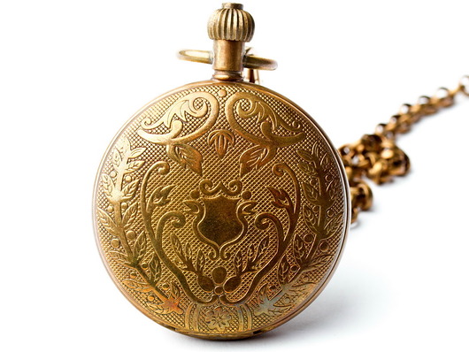 zegarki męskie Wyjątkowy zegarek mechaniczny - ZŁOTA BUSOLA III