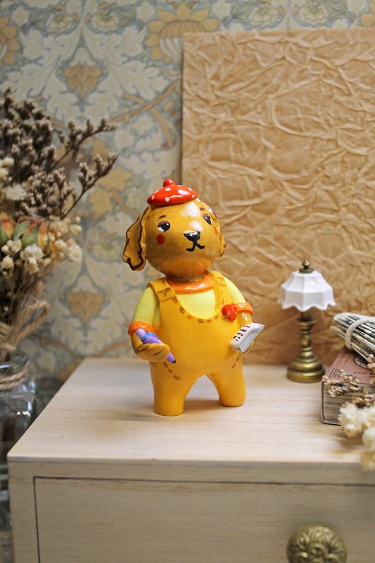 figurki i rzeźby Pisarz Maltipoo