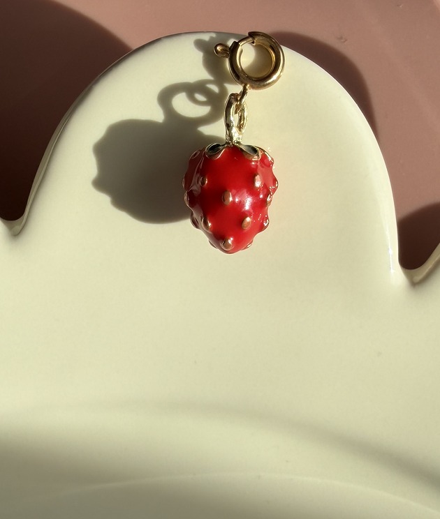 biżuteria różna Charms słodka truskawka