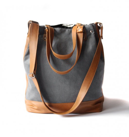 torba - grey&orange camel -  elfagado
