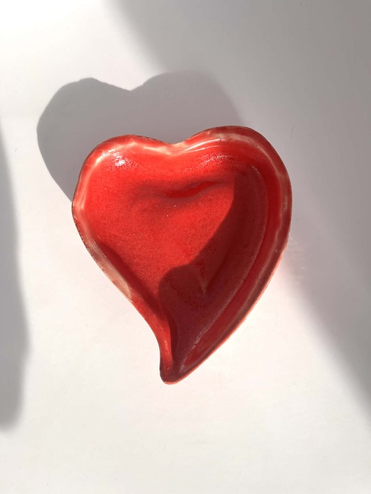 mydelniczki Mydelniczka, akcesoria do łazienki, ceramiczna, serca