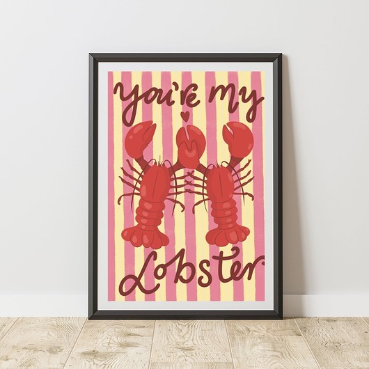 grafiki i ilustracje Plakat Lobster (Friends)
