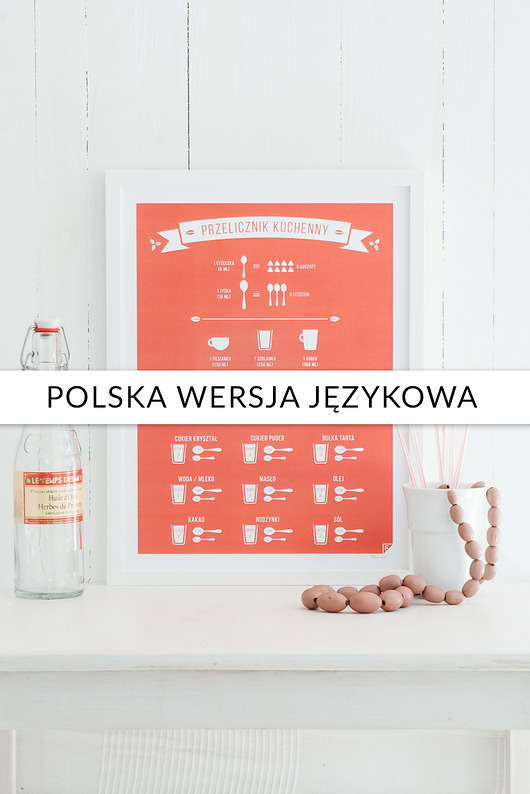 PRZELICZNIK KUCHENNY - plakat 30x40cm  Follygraph
