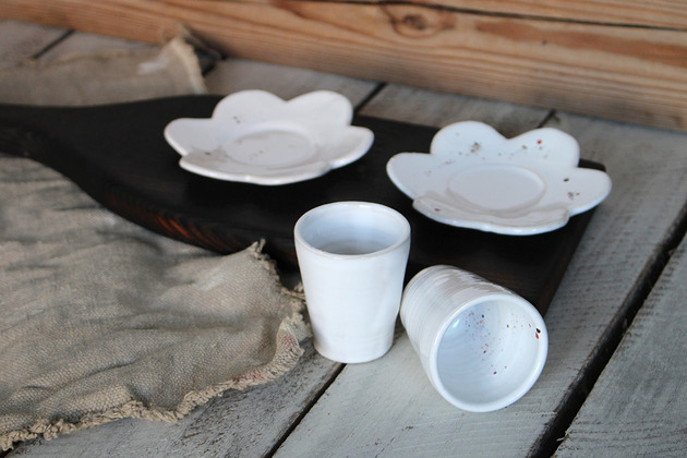 filiżanki "Przedwiośnie" - 2 filiżanki do espresso