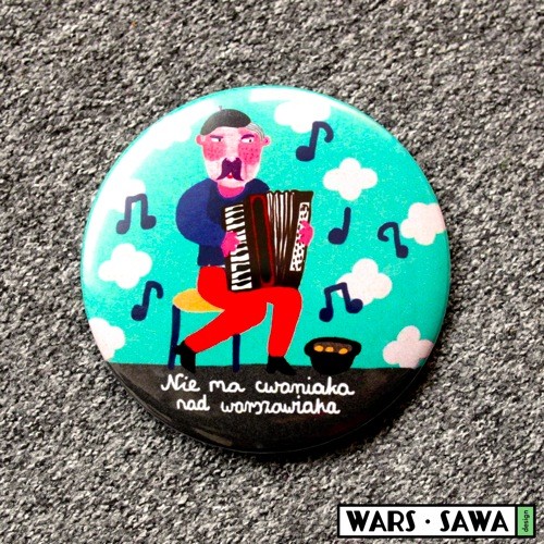 MAGNES 56 mm - Cwaniak Warszawski! LOVE POLAND DESIGN
