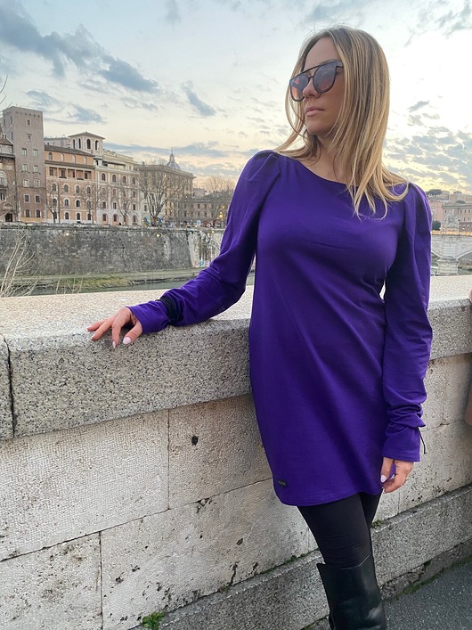 sukienki midi damskie Vicky Dress Violet