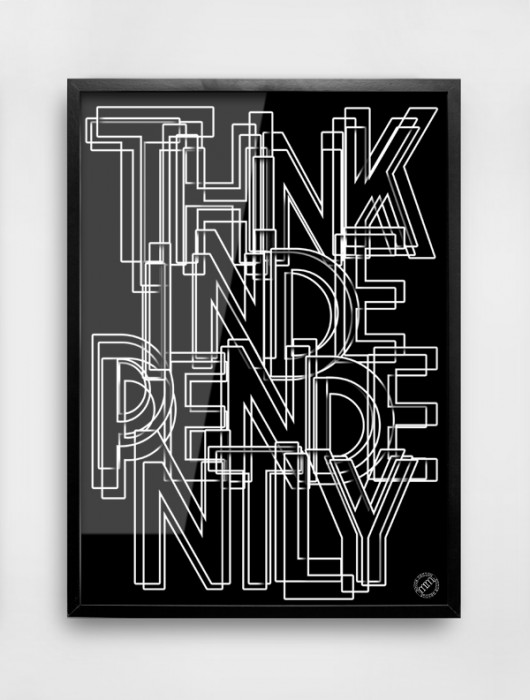 Think Independently // 50x70cm MM House Design