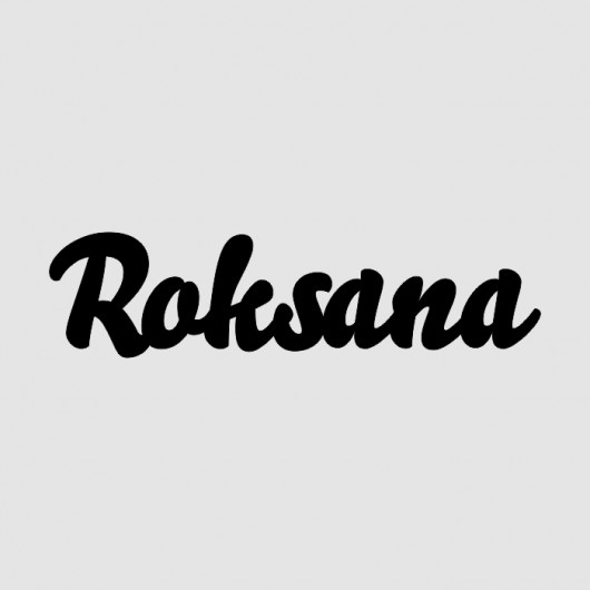 Napis Drewniany 3D ROKSANA LOVINA PRINTS