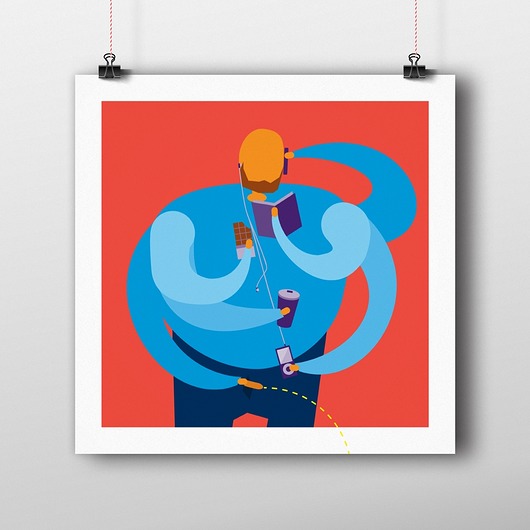 WIELOZADANIOWIEC |  PLAKAT 30x30 Oskar Tomecki
