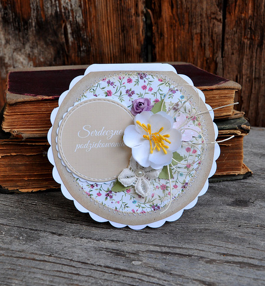 kartki scrapbooking Kartka  dla nauczyciela