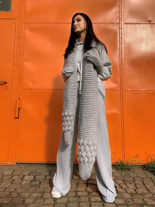 szale damskie Szalik MAXI COZY XXL