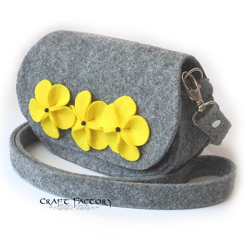 Mini Yellow Pops - mini torebka na pasek Craft Factory