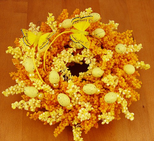 Wianuszek wielkanocny słoneczny:) Tulka