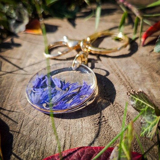 breloki Breloczek z chabrami