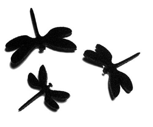 czarna x 3 felt label