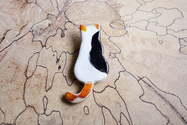 magnesy Kotek ceramiczny magnes