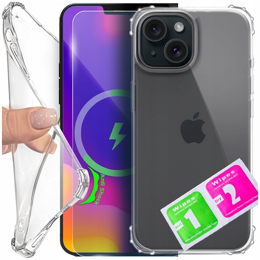 etui na telefon Etui pancerne do Iphone 11 case slim Anti shock + SZKŁO dodatkowa ochrona