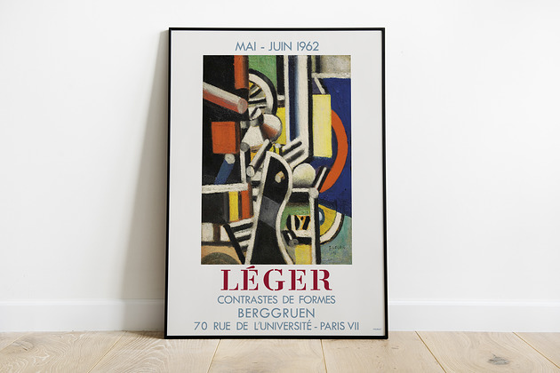 Fernand Leger - plakat wystawowy Pas De LArt