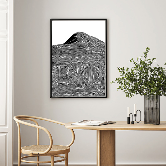 grafiki i ilustracje Beskidy / Góry / Grafika