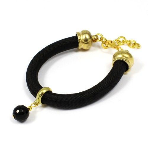 Bransoletka Black Bracelet with Onyx by Daffne LOVINA PRINTS