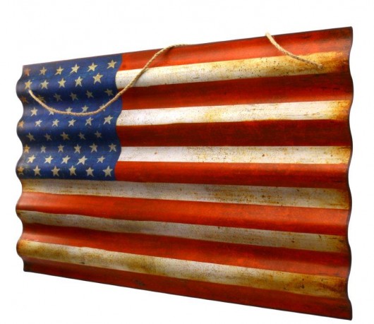 Dekoracja ścienna Stars and Stripes USA 51,4cm  Home Design