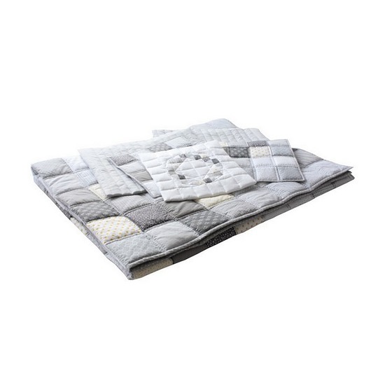 Zestaw narzuta patchworkowa IMEX II + 5 poszewek patchwork house