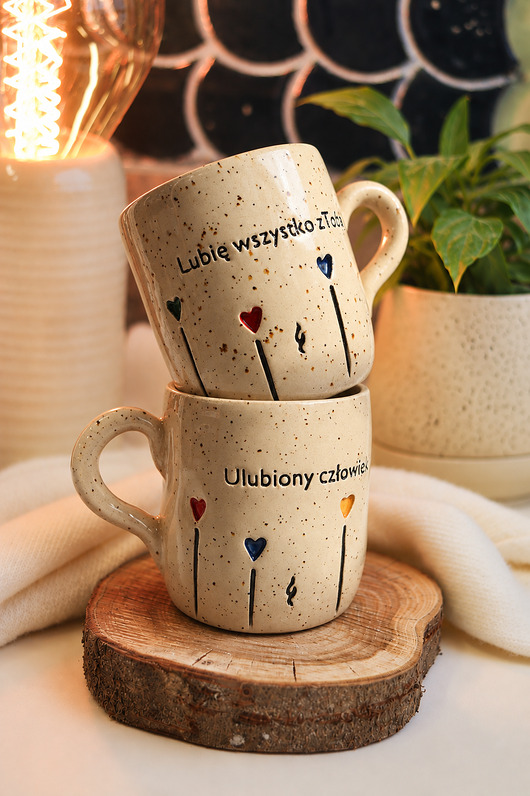 kubki Kamionkowy Kubek 250 ml "Ulubiony człowiek"