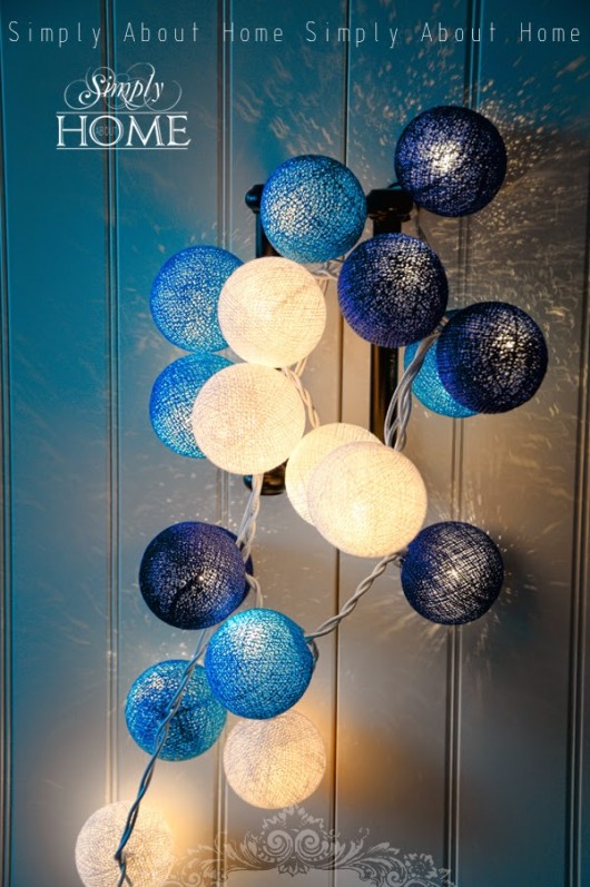 Lampki Girlanda Lazurowe Wody qule