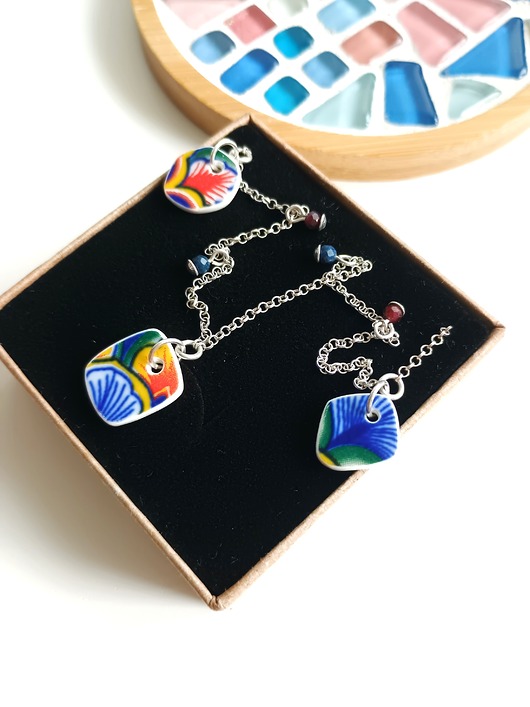 wisiory Kolia orient + rubiny & szafiry