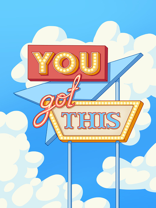 plakaty Plakat You got this!