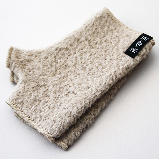 gloves // beige alpaca wool EWE EME