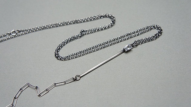 srebrne naszyjniki Kreska crystal vol. 3  naszyjnik