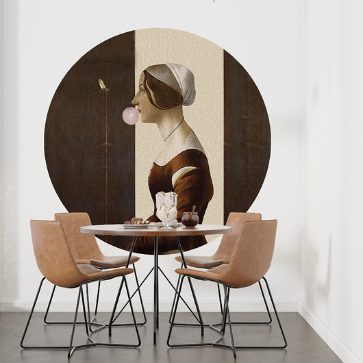 tapety i naklejki ścienne Mural DOTS Służebnica- okrągła dekoracja ścienna