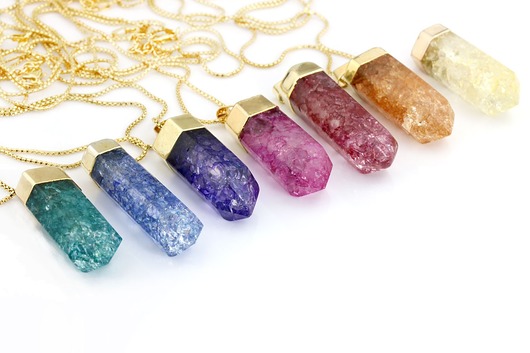 Colare Kwarc Pomarańczowy złoto Brazi Druse Jewelry