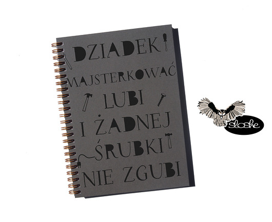 Dziadek majsterkować musi ..,  z eko  papieru Sowia Aleja
