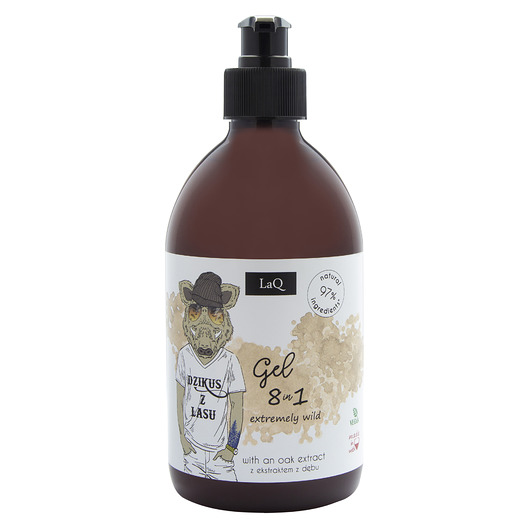 Wegański żel pod prysznic LaQ - 8 w 1 - 500ml LaQKosmetyki