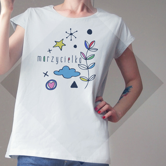 59 Kolorowa Marzycielka Onesize Oversize ONE MUG A DAY