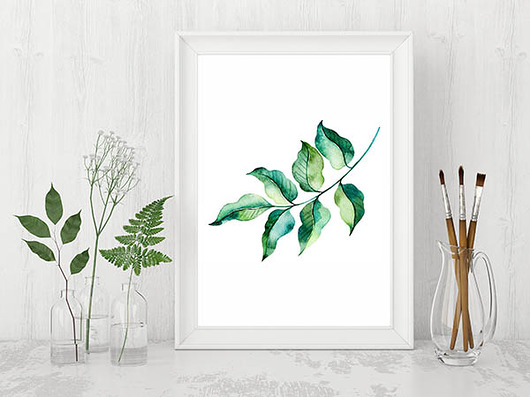 plakat. rośliny (format A5) Love Life and Forest