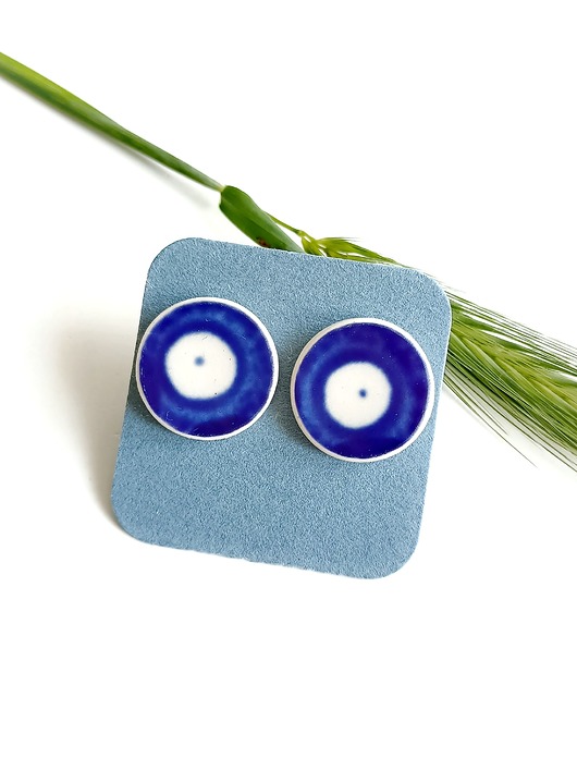 kolczyki ceramiczne Kolczyki ceramiczne Bolesławiec