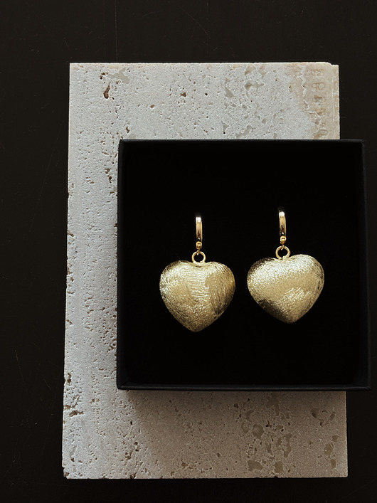 kolczyki pozłacane Kolczyki pozłacane Serce