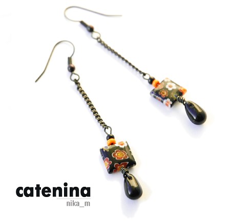 KOLCZYKI - catenina nika